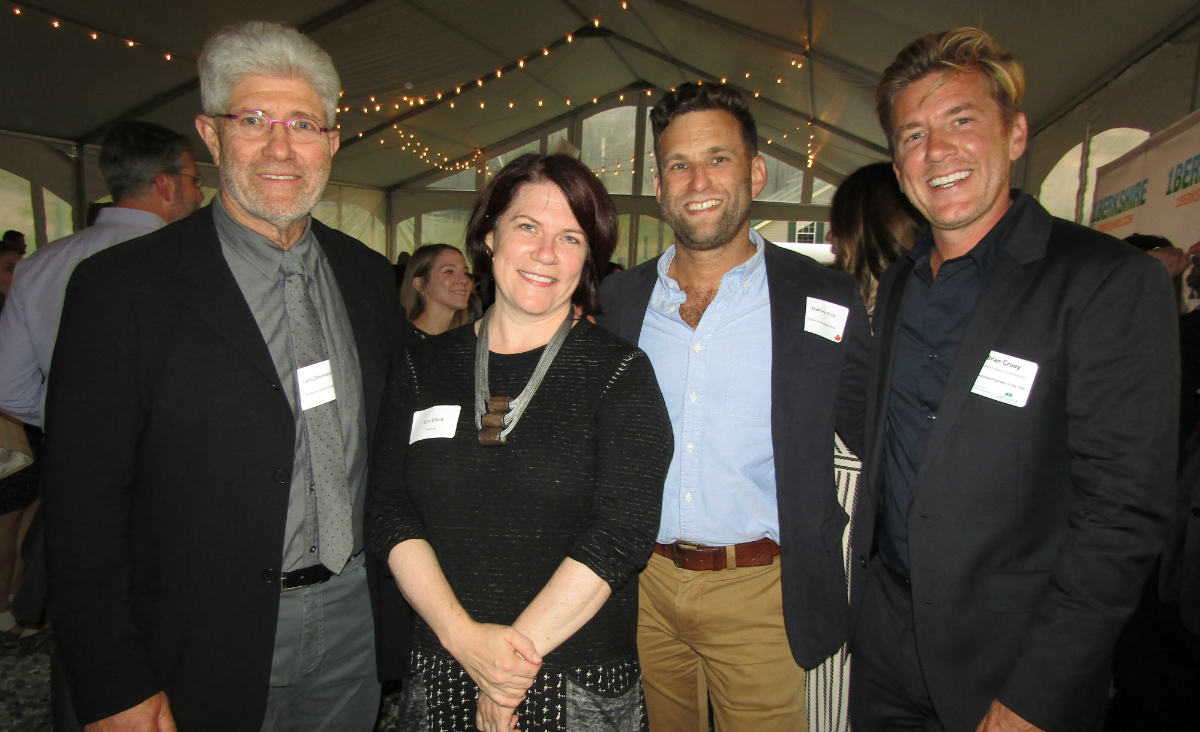 Larry Oberwager, Sue Elliott, Matthew King and Brian Cruey, an "Entrepreneur / Visionary of the Year" Award nominee for his work with The Trustees of Reservations and Naumkeag Larry Oberwager, Sue Elliott, Matthew King and Brian Cruey, an "Entrepreneur / Visionary of the Year" Award nominee for his work with The Trustees of Reservations and Naumkeag