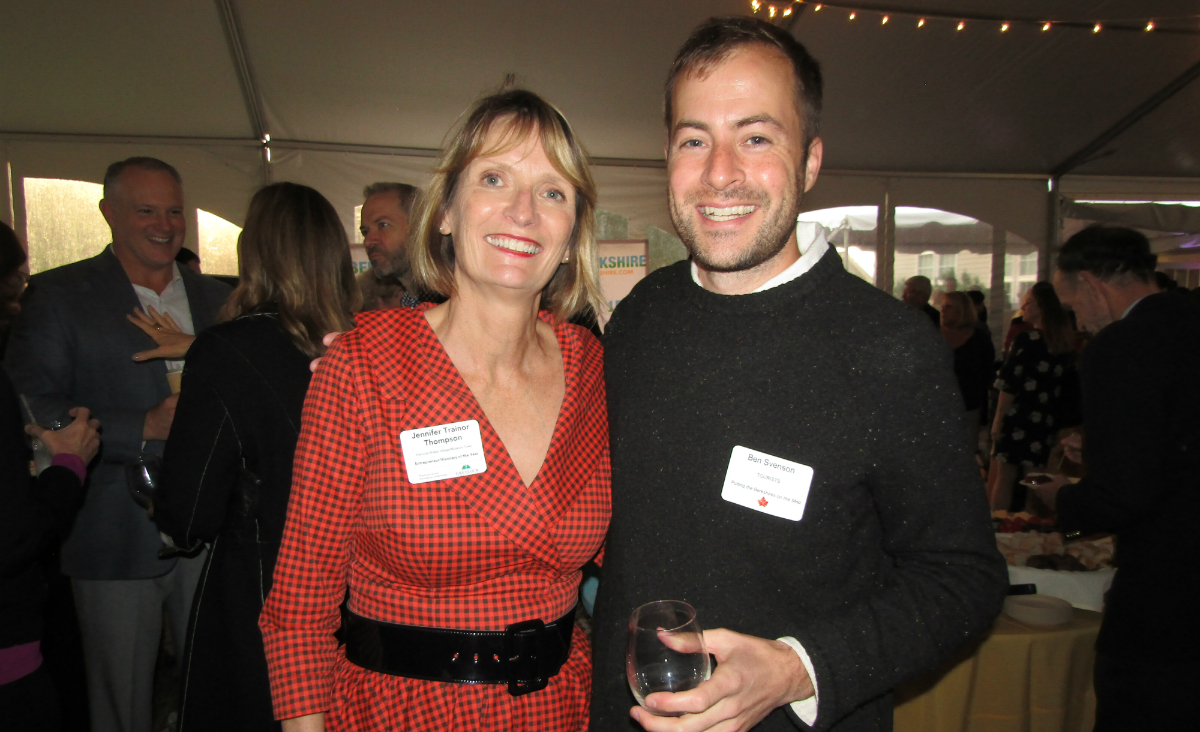 "Entrepreneur / Visionary of the Year" nominee Jennifer Trainer and Ben Svenson from TOURISTS "Entrepreneur / Visionary of the Year" nominee Jennifer Trainer and Ben Svenson from TOURISTS