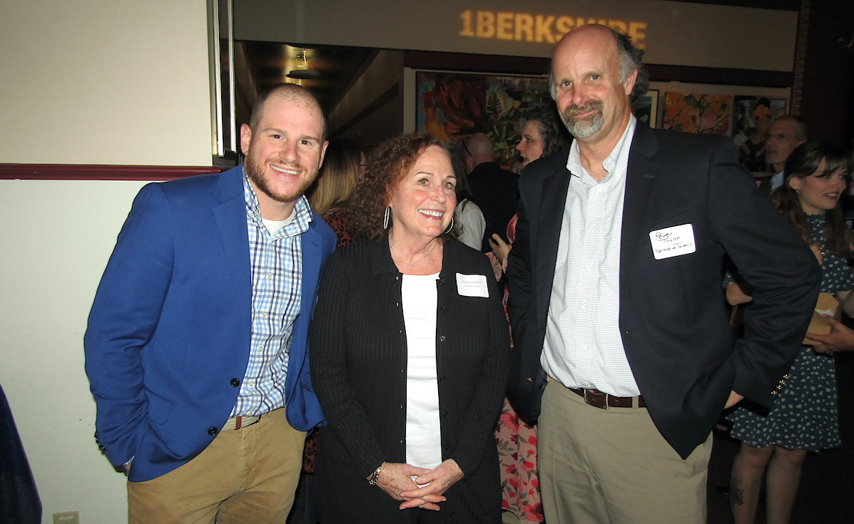 Christian Bianchi and&nbsp;Christine Macbeth of The Brien Center with Peter Taylor, president of Berkshire Taconic Community Foundation
