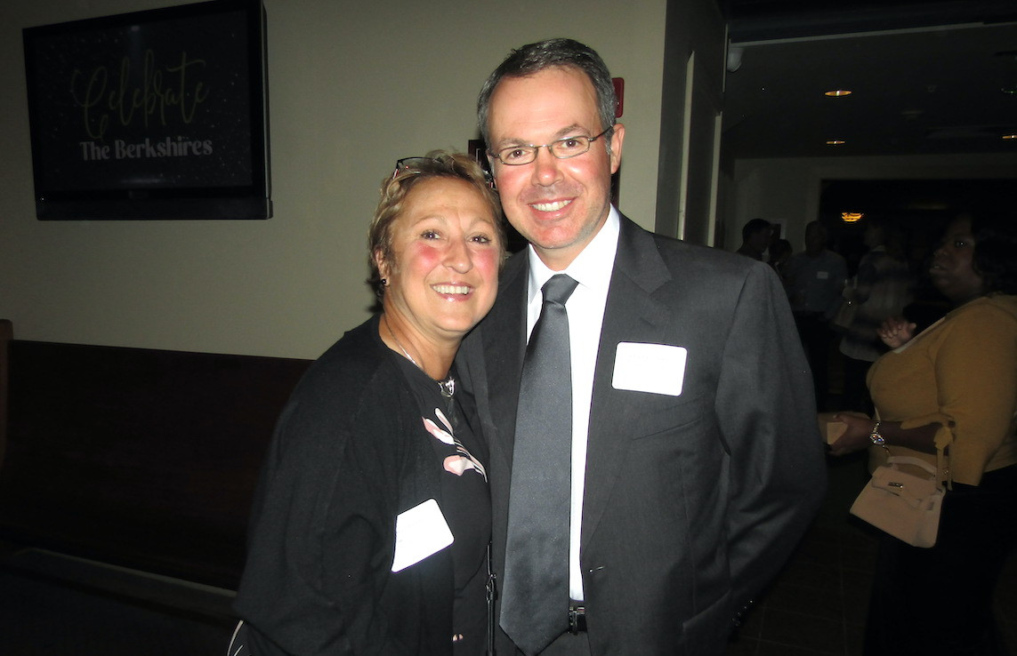 Donna and Christian Hanson of Balderdash Cellars, winner of the Entrepreneur/Visionary of the Year Award