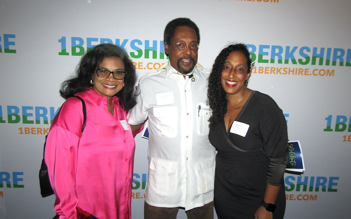 Connie-Hircania Peralta, James Nathaniel Hailey and Rachel Hailey, who was nominated for the Entrepreneur of the Year Award for DEI Outdoors