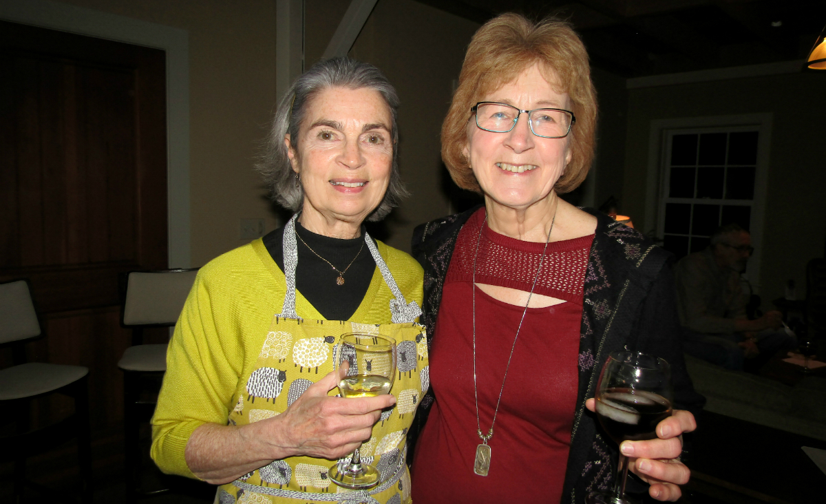 Melanie Caldwell and board member Liz Smith