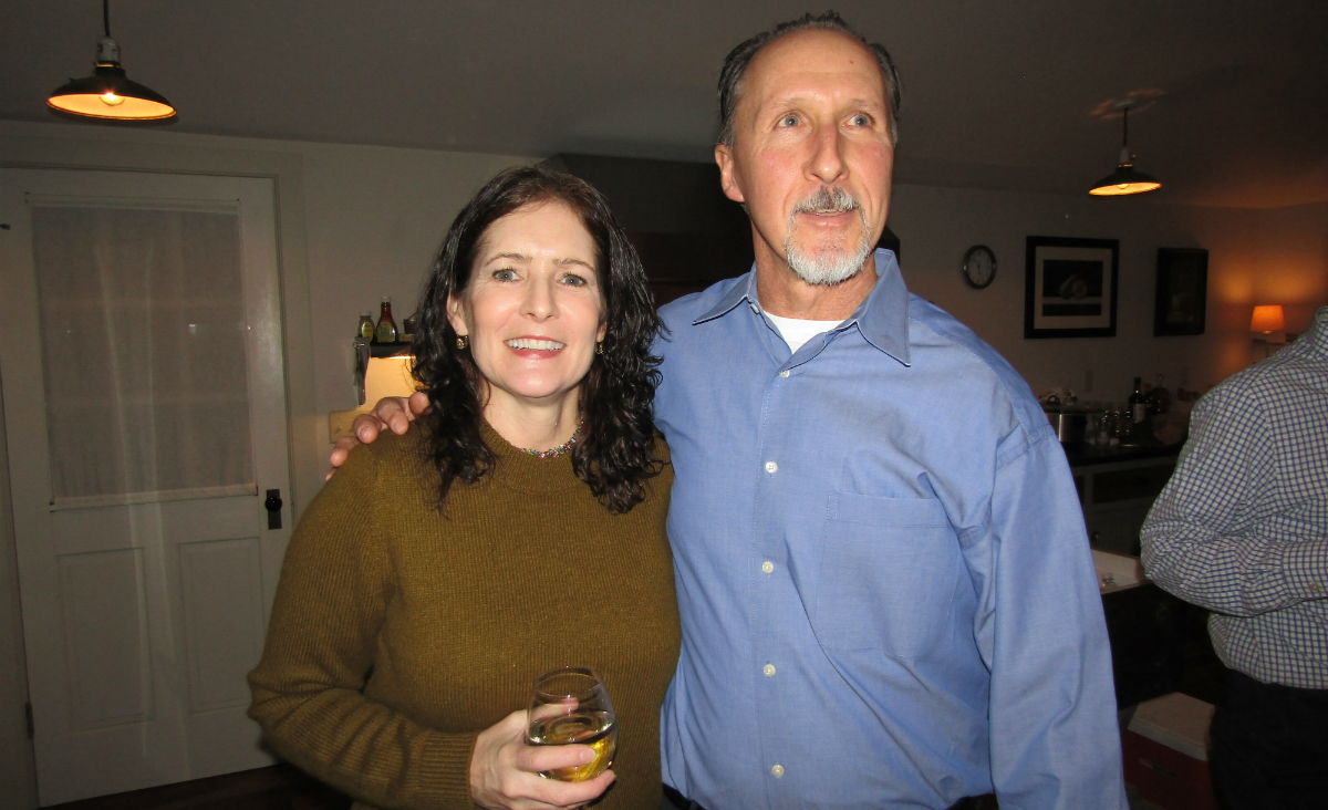 Robin Guthridge and board member Mark Reamer