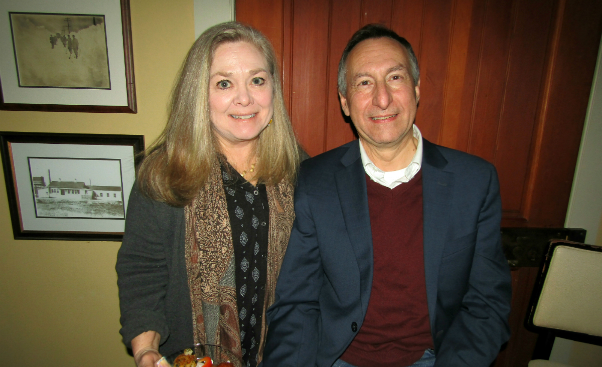 Board member Joan Persing and Daniel Persing