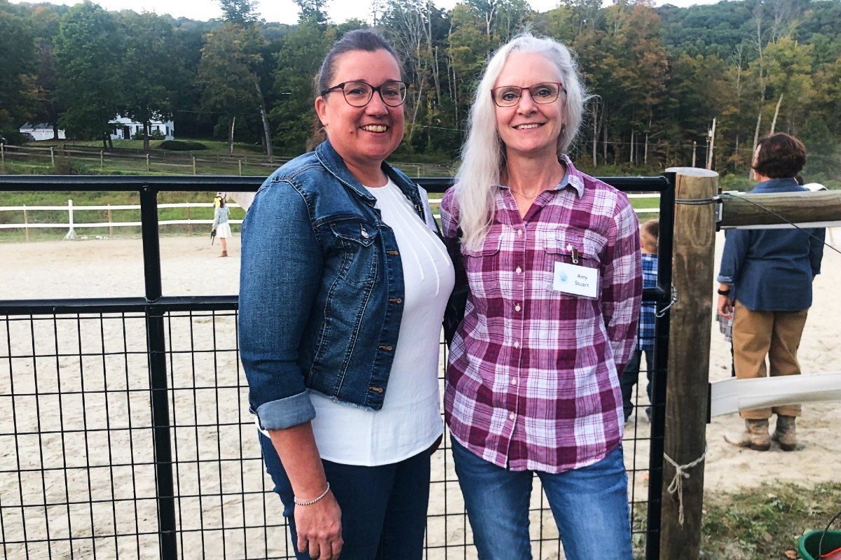 Jenny Corcoran and Amy Stuart Jenny Corcoran and Amy Stuart
