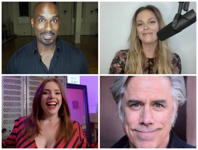 Barrington Stage Company Gala. Performers at the gala, clockwise from top left: Alan H. Green, Elizabeth Stanley, Alysha Umphress, and Jeff McCarthy Barrington Stage Company Gala. Performers at the gala, clockwise from top left: Alan H. Green, Elizabeth Stanley, Alysha Umphress, and Jeff McCarthy