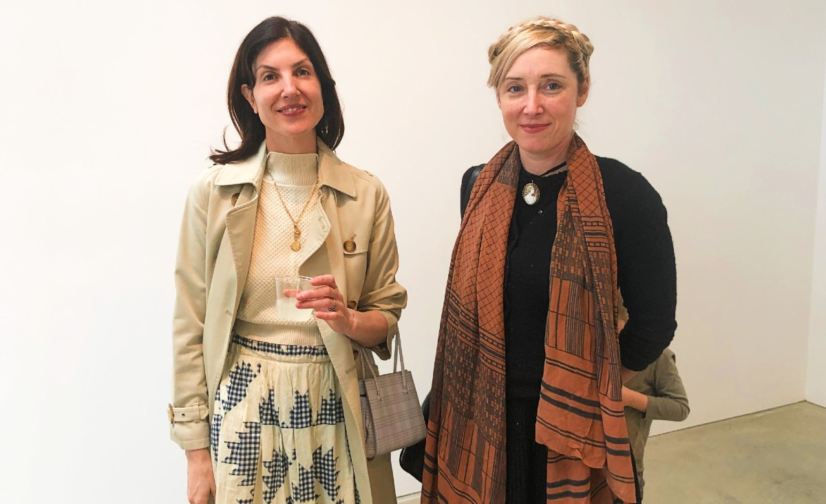 Rachel Cope of Calico Wallpaper, and artist Dana Sherwood