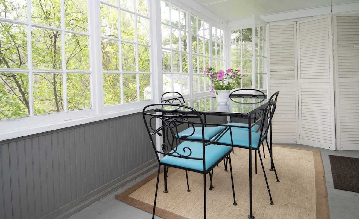 Enclosed porch Enclosed porch