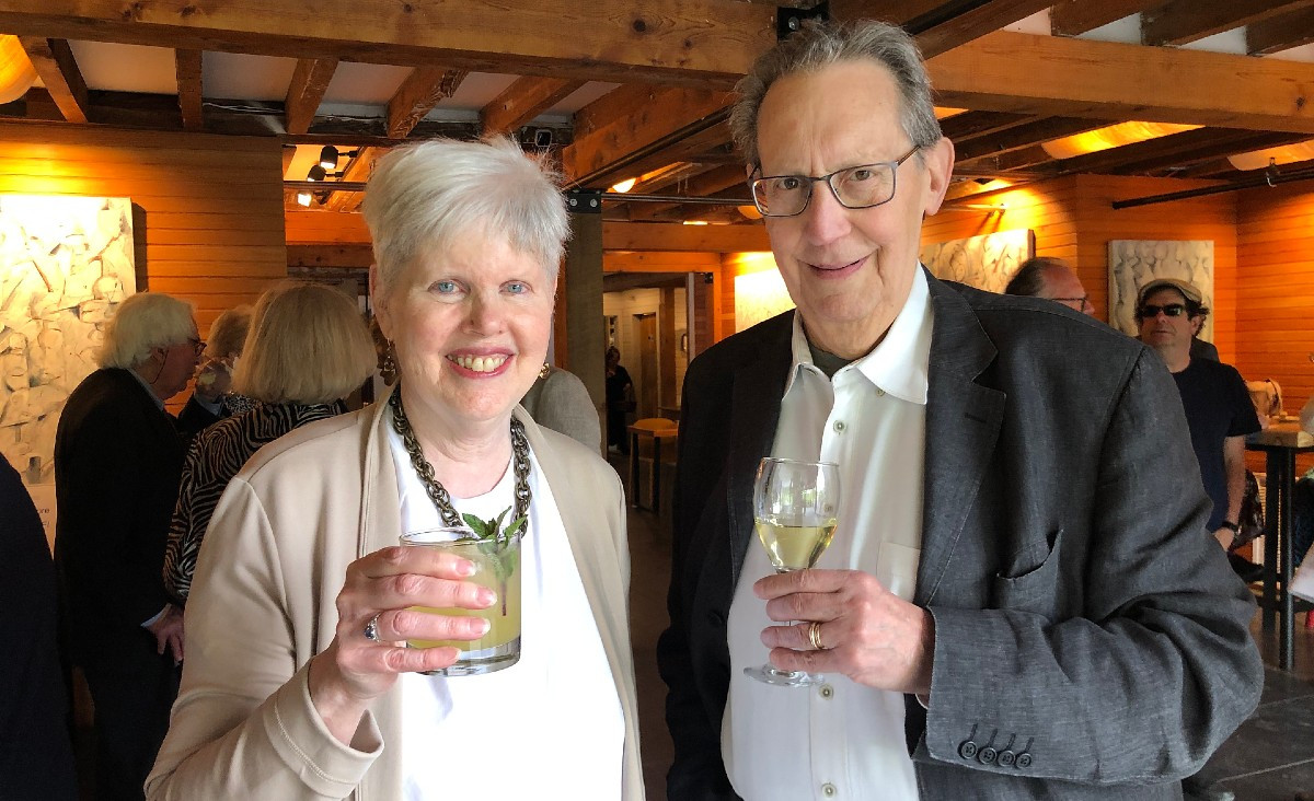 Terry Cerezola, a BOF board member, and Roger Tersell, a board member of The Mahaiwe Terry Cerezola, a BOF board member, and Roger Tersell, a board member of The Mahaiwe