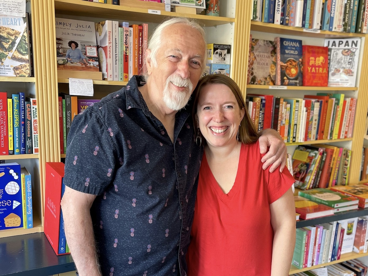 Dick and Suzanna Hermans, the Father and Daughter behing Oblong Books.