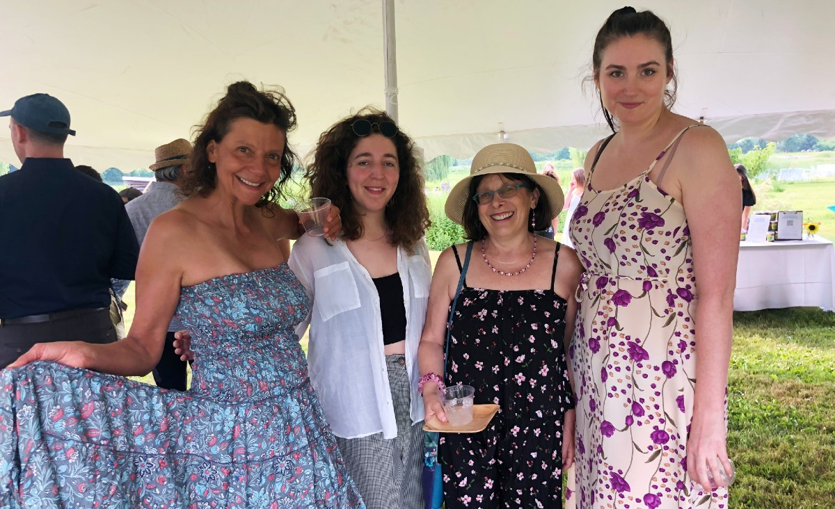 Anita Durst, founder of Chashama; Remy Knopf of Chashama; Cheryl Dolinger Brown, a NYC psychotherapist; and Maurya Brennan, also on the Chashama team Anita Durst, founder of Chashama; Remy Knopf of Chashama; Cheryl Dolinger Brown, a NYC psychotherapist; and Maurya Brennan, also on the Chashama team