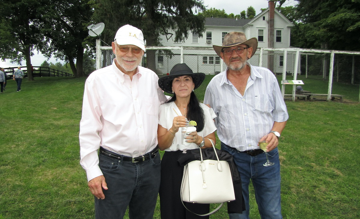 Francis Greenburger with Wendy and Bill Brad