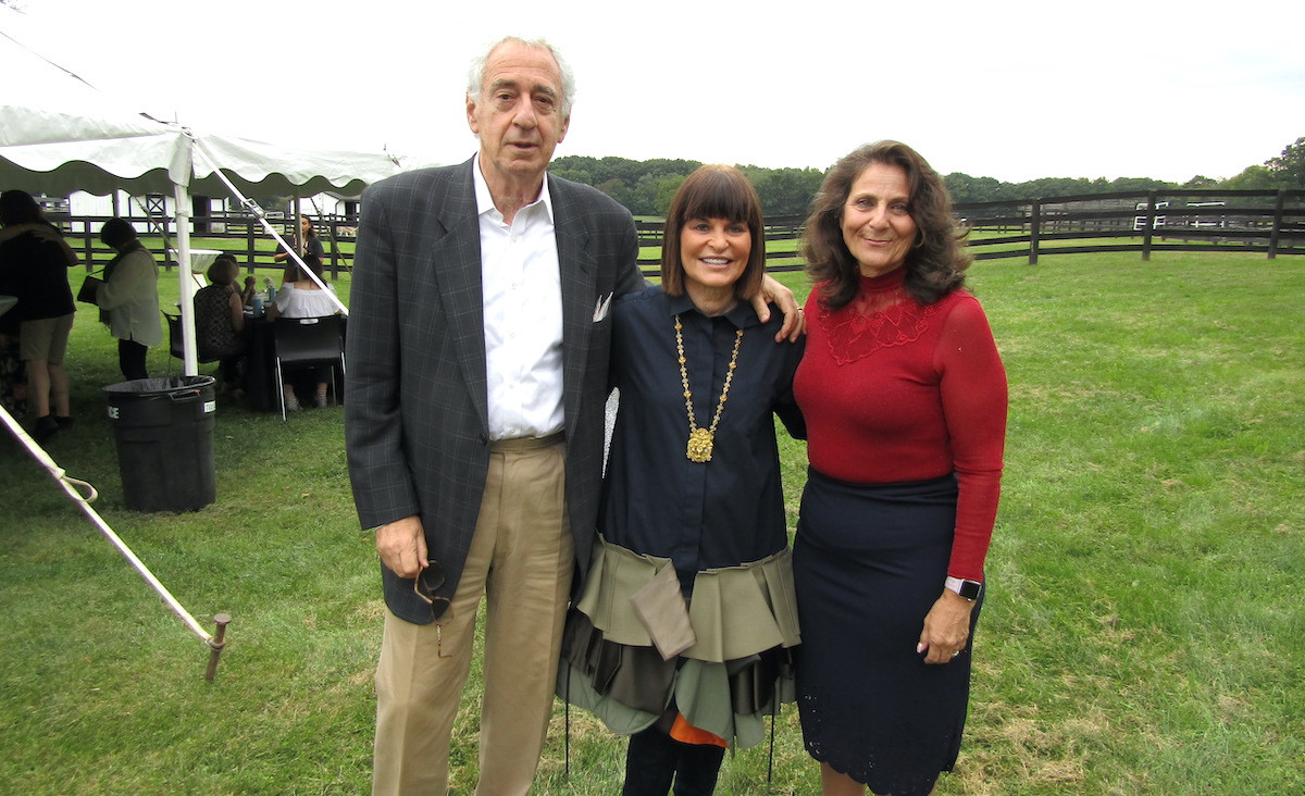 Board President Jeffrey Tucker with Ronny Siegal and Anna Gassib, executive director of the&nbsp;Bergen Equestrian Center&nbsp;