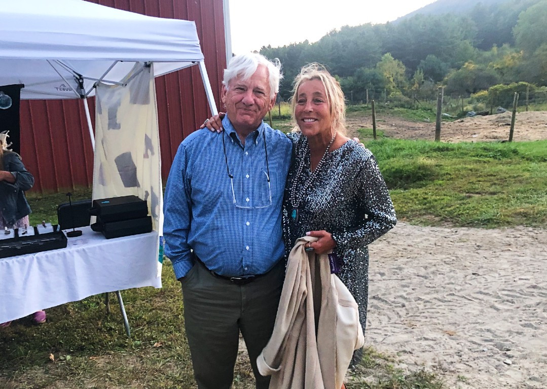 Mike Fallon, Copake Auction owner, and Hayley Sumner, founder and executive director of Berkshire HorseWorks