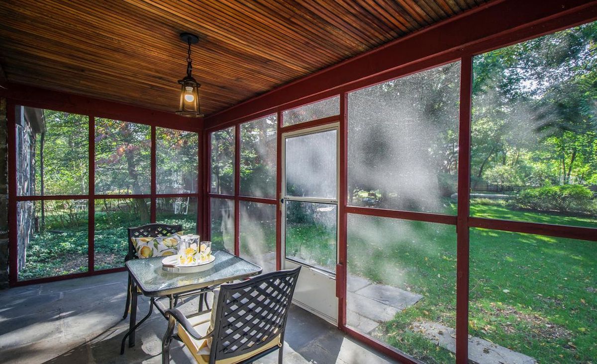 Screened porch