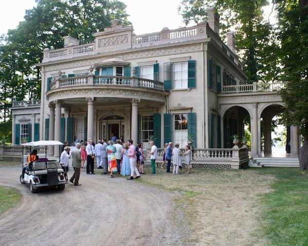 The elegant and historic Montgomery Place was a regal setting for the affair.
