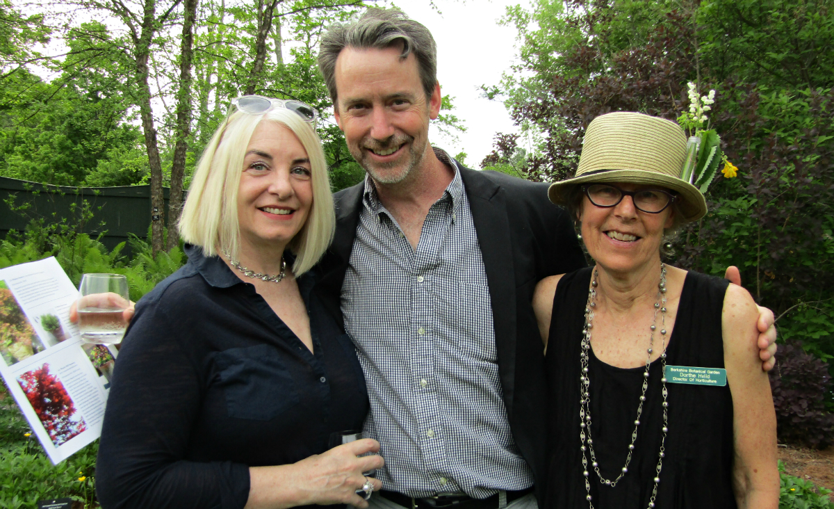 Maura Griffin, Joe Carry and BBG’s Director of Horticulture Dorthe Hviid Maura Griffin, Joe Carry and BBG’s Director of Horticulture Dorthe Hviid