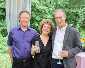 Jim Friedlich, artist&nbsp;Melisa Stern&nbsp;and Bard Classics Professor&nbsp;James Romm.