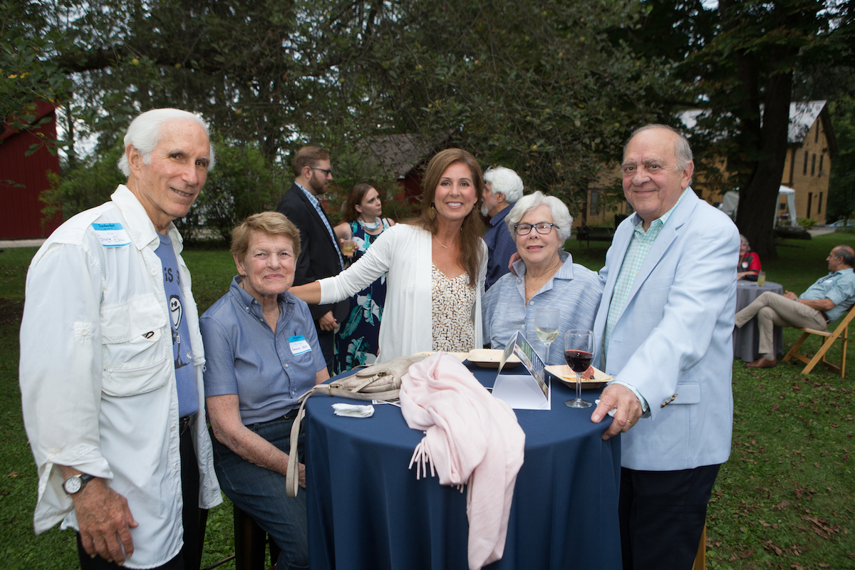 George Elvin, Whale of a Gala Benefactor Dinner Honoree Suzanne Nash, Berkshire Museum Trustee Vice President Missy Scarafoni, Helen Febbo, and Al Febbo George Elvin, Whale of a Gala Benefactor Dinner Honoree Suzanne Nash, Berkshire Museum Trustee Vice President Missy Scarafoni, Helen Febbo, and Al Febbo