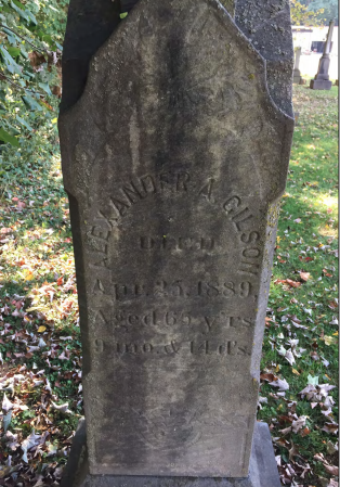 Gilson's grave was only recently discovered in Red Hook. Gilson's grave was only recently discovered in Red Hook.