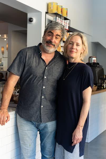Chef Francesco Buitoni and Michele Platt