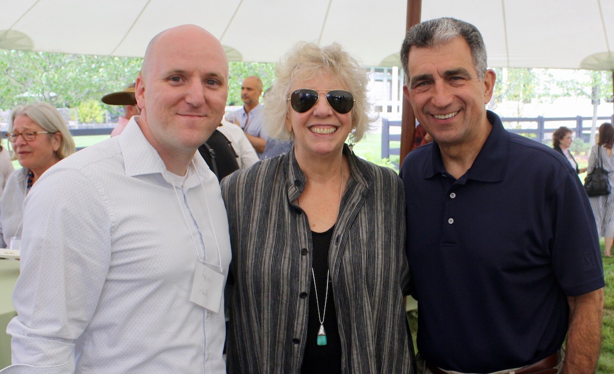 Aaron Gladd, local NY State assemblymember Didi Barrett and NY State assemblymember from Syracuse Bill Magnarelli.