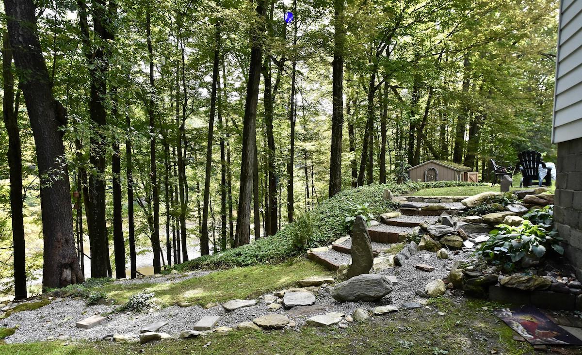 Path to the river's edge