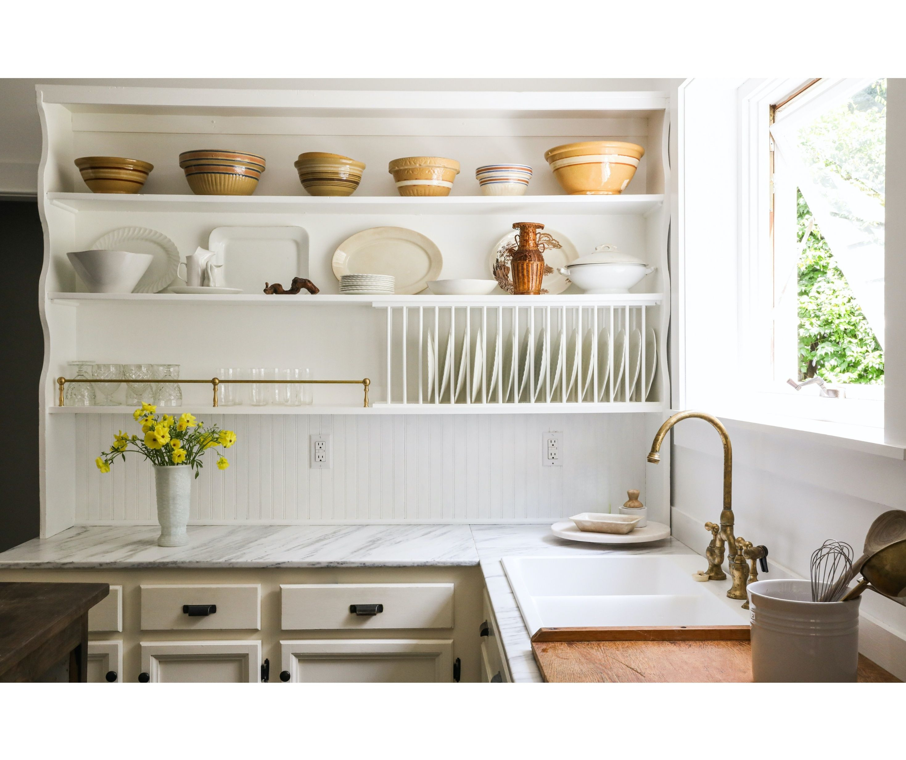 Goodman's self-renovated kitchen in Hudson. Photo credit: Anthony D'Argenzio