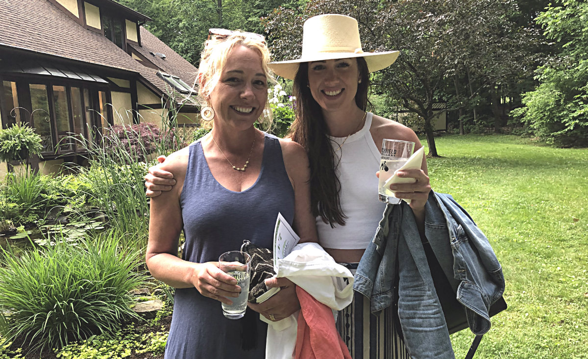 Decorative painter Patricia McTague and Megan Mae Harpin of The Spa at Litchfield Hills. Decorative painter Patricia McTague and Megan Mae Harpin of The Spa at Litchfield Hills.
