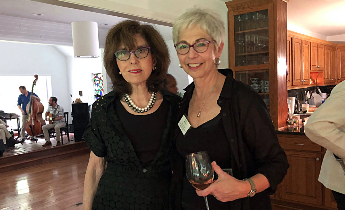 Carolyn Setlow, who is on the board of The Judy Black Park and Memorial Gardens, and Barbara Gold Carolyn Setlow, who is on the board of The Judy Black Park and Memorial Gardens, and Barbara Gold