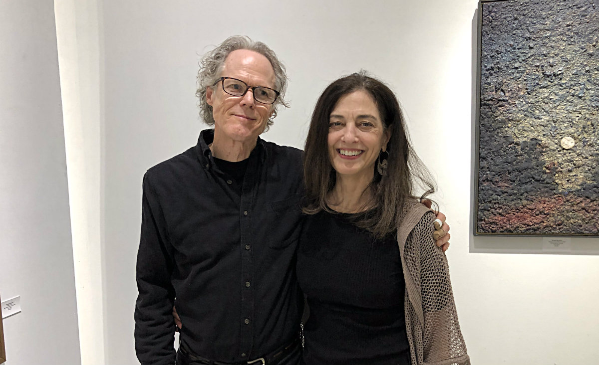 Exhibiting artist Donald Bracken and JoAnne Torti,&nbsp;executive director of ASAP