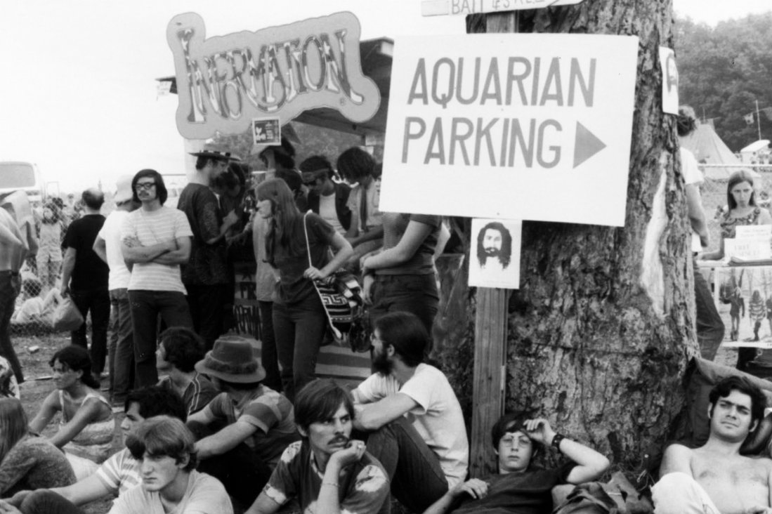 Woodstock, 1969. Photo courtesy of the Museum at Bethel Woods