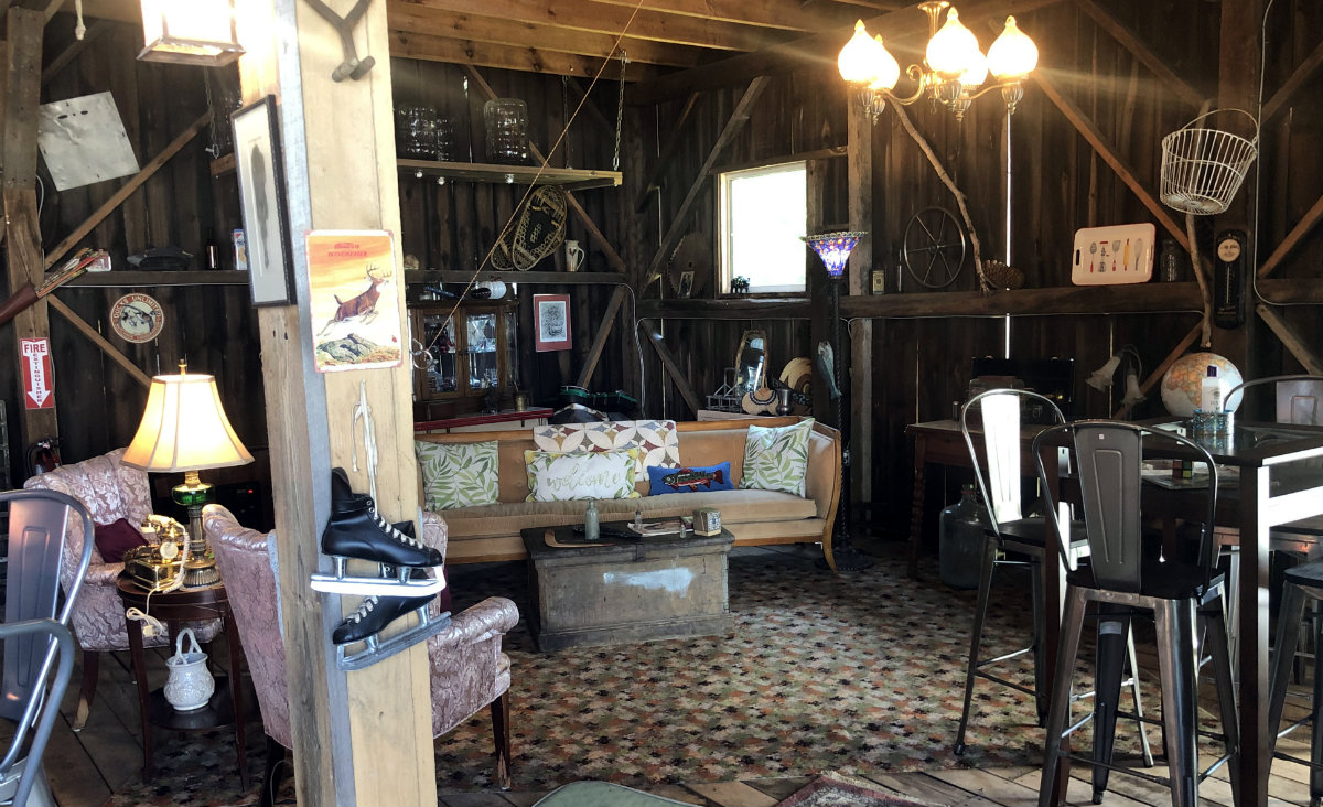 Home Range Winery barn interior