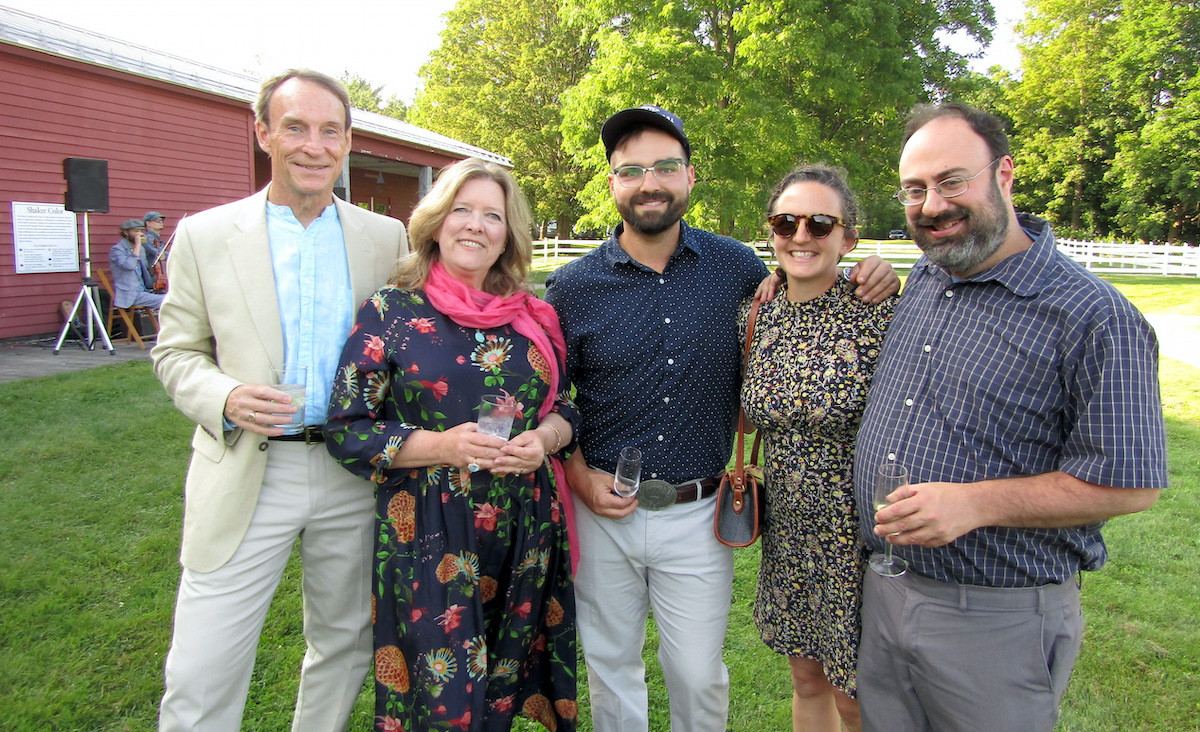 Benjamin and Christina Strong, Keegan Schelling and Alison Basdekis of Shaker Creek Farm, and Jonathan Swartz Benjamin and Christina Strong, Keegan Schelling and Alison Basdekis of Shaker Creek Farm, and Jonathan Swartz