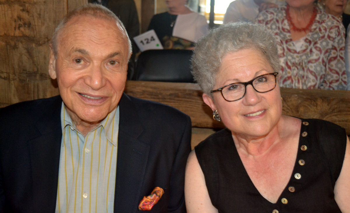 Larry Rosenthal and Trustee Joyce Bernstein