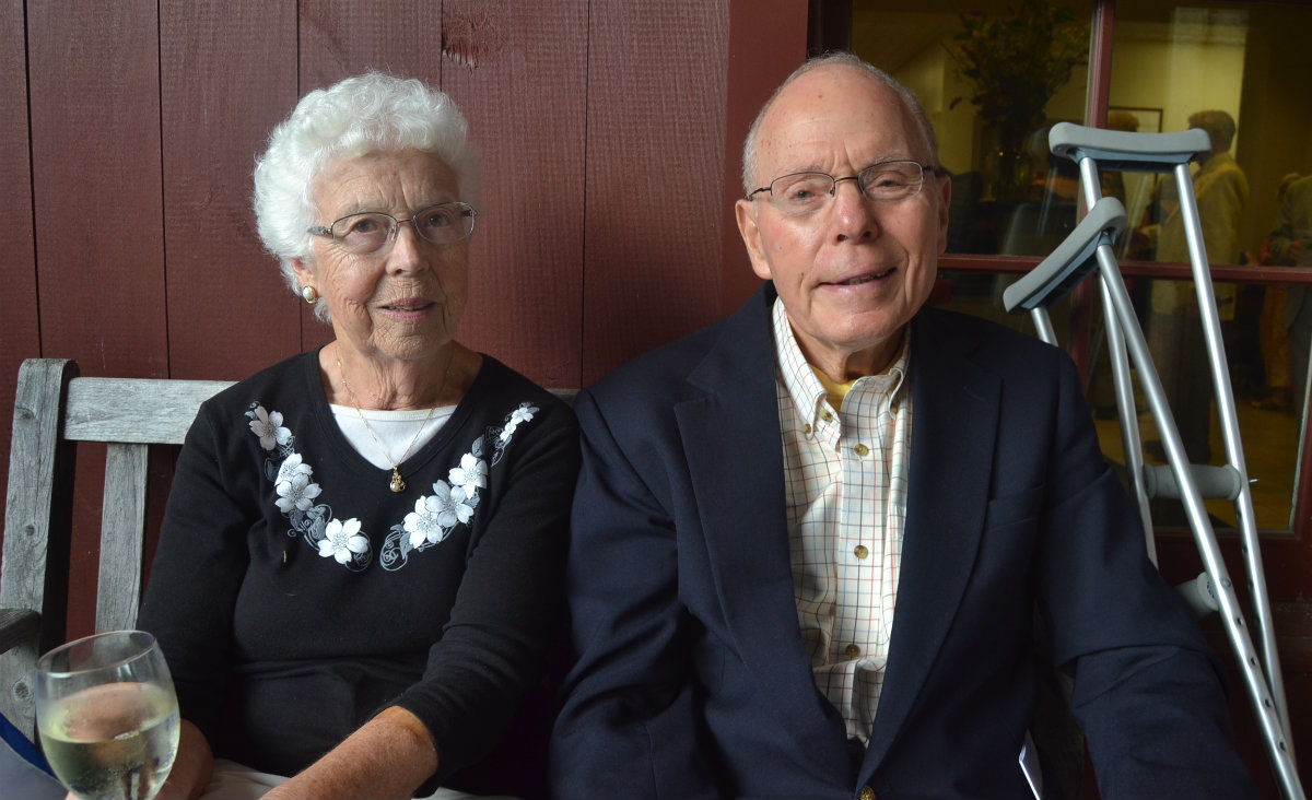 Former trustee Ann Galt and John Galt