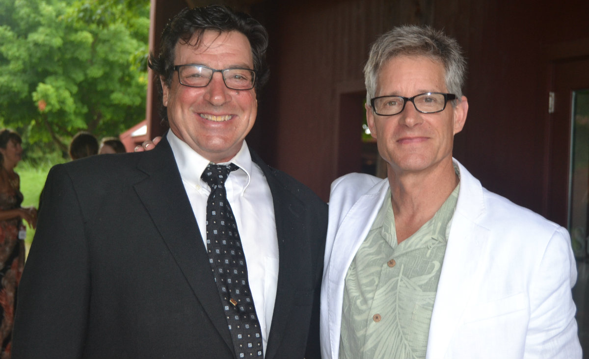 Bill Mangiardi, HSV's&nbsp;director of farm and facilities, and trustee Andy Vadnais.