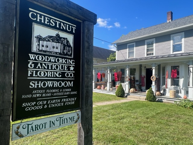 Chestnut Woodworking &amp; Antique Flooring and Tarot in Thyme in Kent, Connecticut