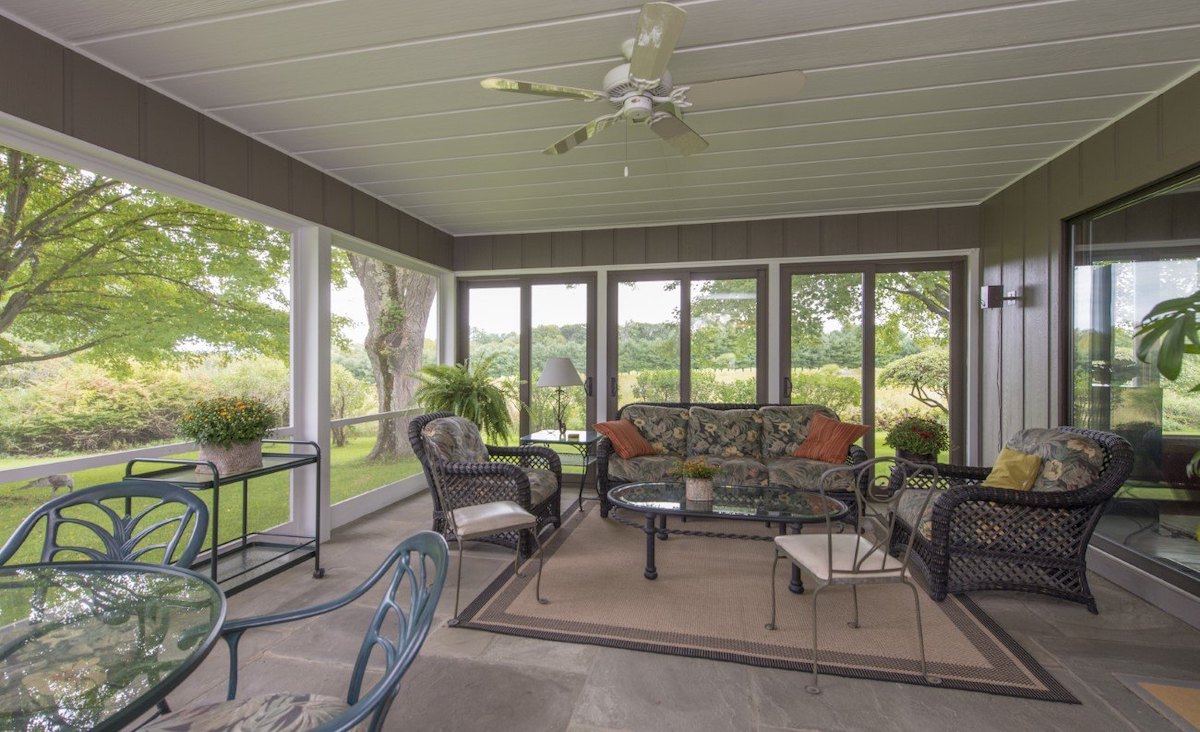 Screened porch Screened porch
