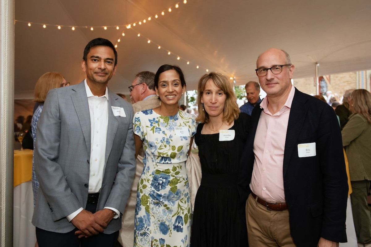 Amit Jain, Ami Patel, Jennifer Krieger and Eric Siegel. - Oxygen House Photo Amit Jain, Ami Patel, Jennifer Krieger and Eric Siegel. - Oxygen House Photo