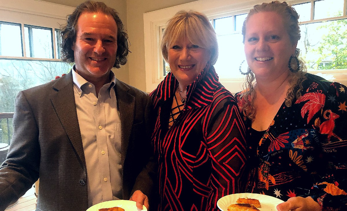 David Jadow, Jayne Atkinson, and Jennie Jadow