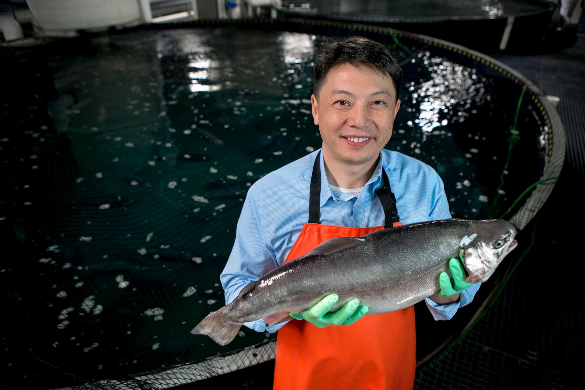 Hudson Valley Fisheries CEO John Ng