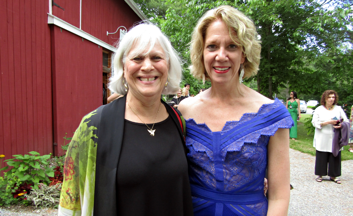 Erica Stern and Pamela Tatge, the Pillow's executive director Erica Stern and Pamela Tatge, the Pillow's executive director