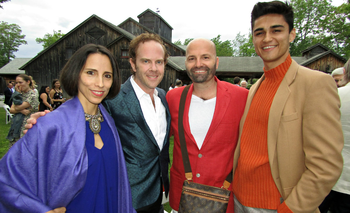 This year's Jacob's Pillow Dance Award winner Annabelle Lopez Ochoa with choreographer Matthew Neenan, Michael Nickerson Rossi and Chad Allen Ortiz. This year's Jacob's Pillow Dance Award winner Annabelle Lopez Ochoa with choreographer Matthew Neenan, Michael Nickerson Rossi and Chad Allen Ortiz.