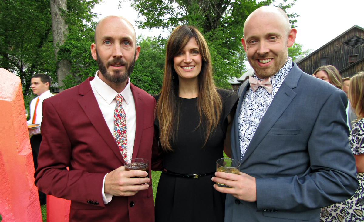 Gala committee member Nathan Hanford, Lauren Ferin and Jed Thompson Gala committee member Nathan Hanford, Lauren Ferin and Jed Thompson