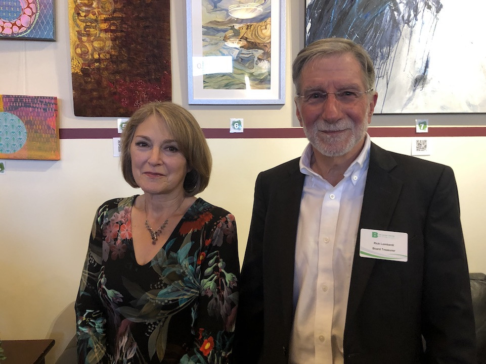 Susan Karroll Lombrdi and Board Treasurer Rick Lombardi