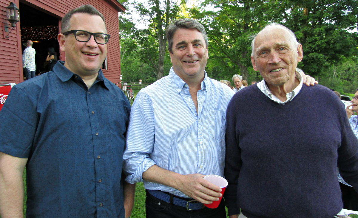 Eric Kerns, host Joe Finnegan and Phil Smith Eric Kerns, host Joe Finnegan and Phil Smith