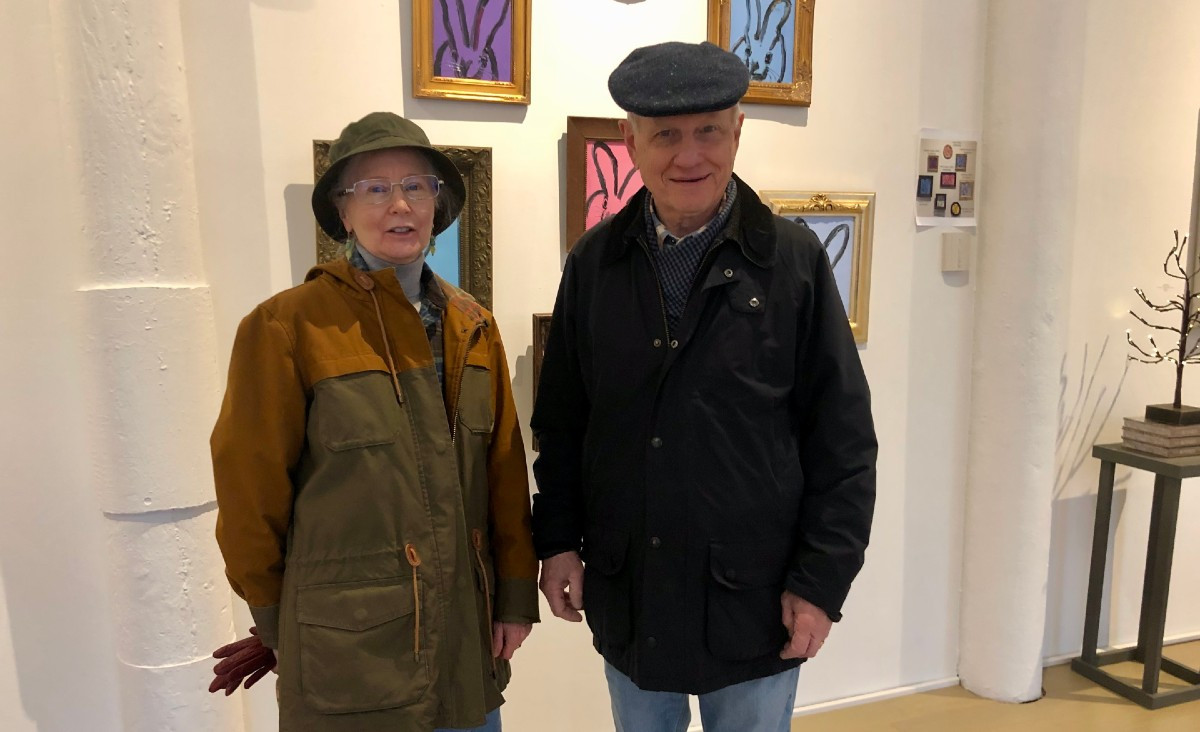Artist Joanna Klain and Jim Bechtel Artist Joanna Klain and Jim Bechtel