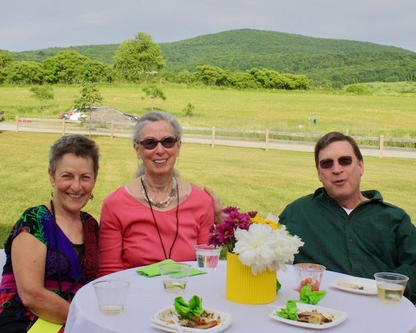 Sue Kolod, Little Apple Cidery’s Alanne Baerson and Alan Kolod. Sue Kolod, Little Apple Cidery’s Alanne Baerson and Alan Kolod.