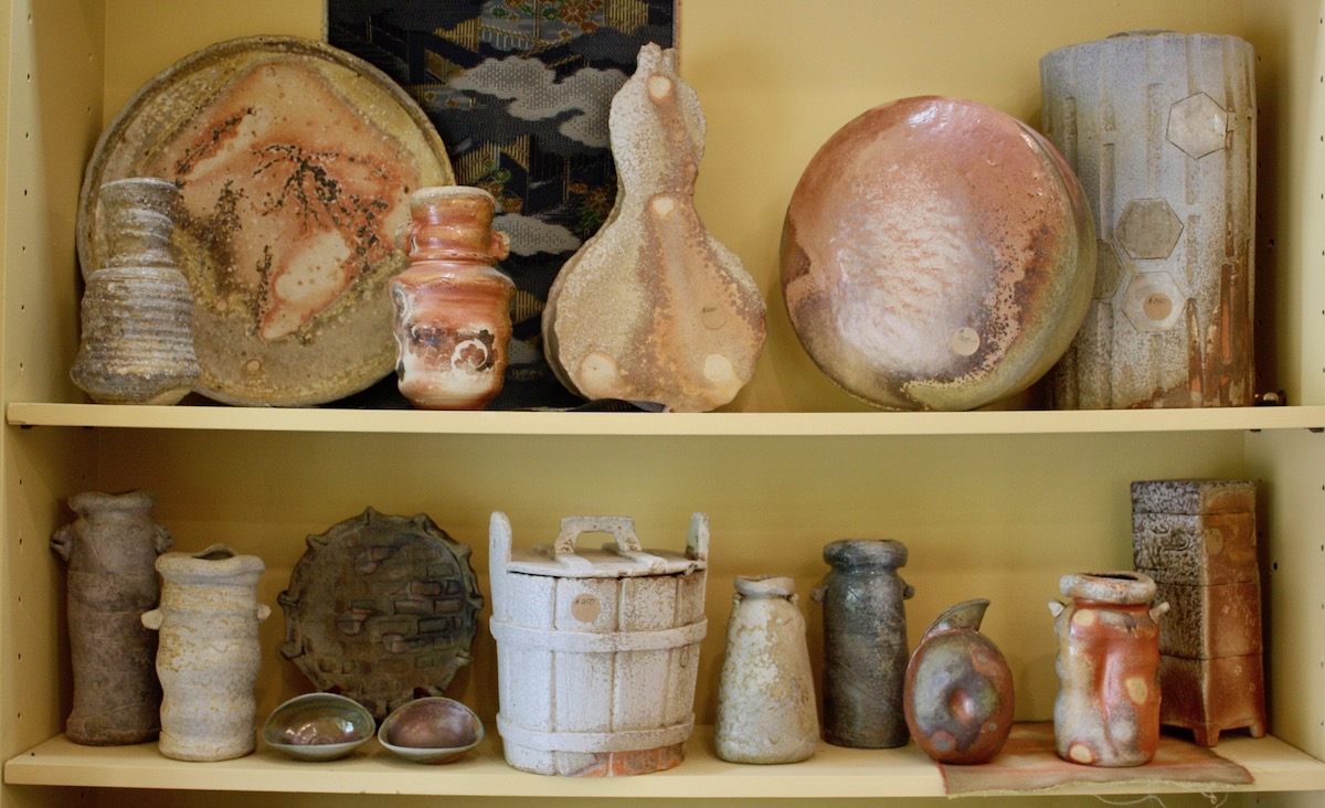 Stunning work from the kiln, painted by heat.